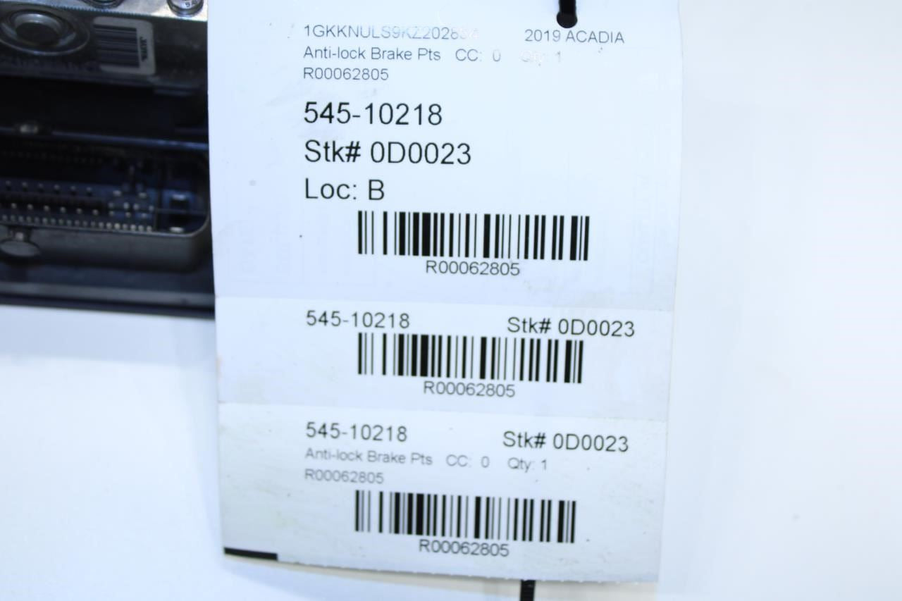 2018-2023 GMC Acadia SLT-1 3.6L ABS Anti Lock Brake Pump Module 84502696 OEM - Alshned Auto Parts