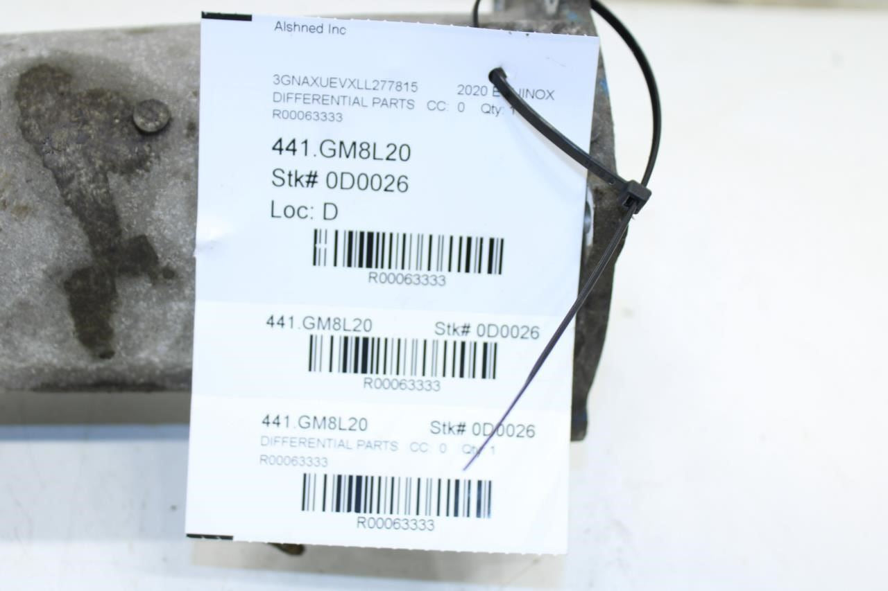 18-24 Chevrolet Equinox LT AWD Rear Differential Propeller Driveline Torque Tube - Alshned Auto Parts