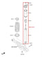 16-20 Kia Optima LX 2.4L FWD Rear Right and Left Shock Strut Absorber 55300D5120 - Alshned Auto Parts