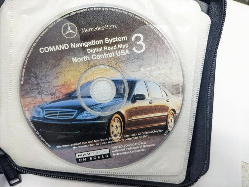 2000 Mercedes-Benz S430 Comand Navigation System CD Set of 11 Q-6-46-0053 OEM - Alshned Auto Parts