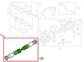 2014-2020 Infiniti QX60 3.5L AWD Rear Drive Shaft Propeller 37000-3JA2B OEM2