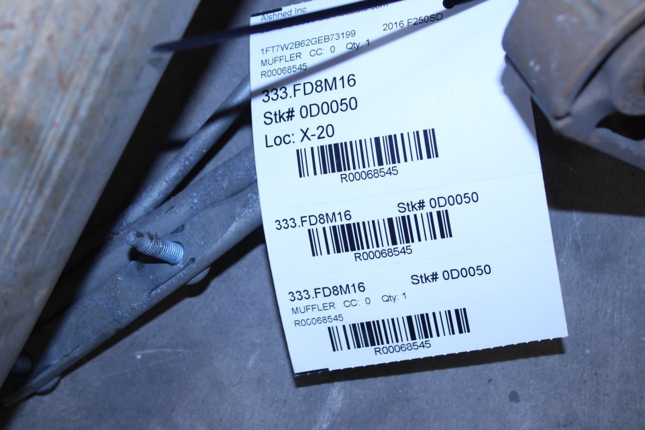 2011-16 Ford F250 Lariat Crew Cab 6.2L Rear Exhaust Muffler Pipe BC3Z-5230-K OEM - Alshned Auto Parts