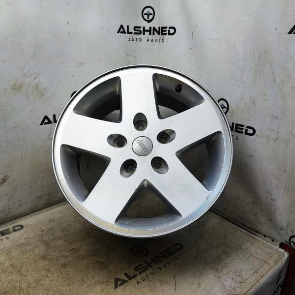 2007-2018 Jeep Wrangler Aluminum Wheel Rim 17X7.5J 5 Spoke 1AH78TRMAD OEM *ReaD* - Alshned Auto Parts