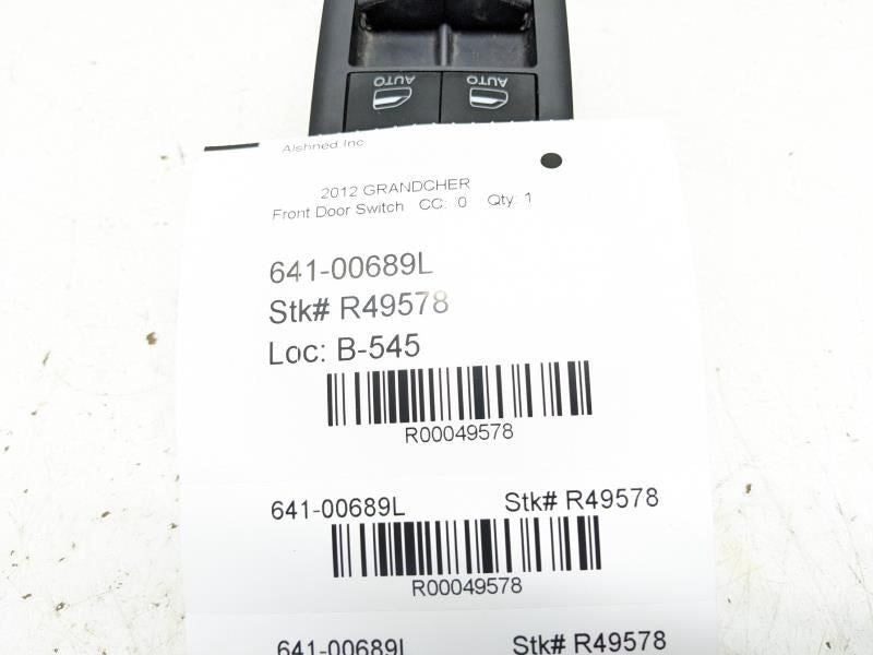 2011-13 Jeep Grand Cherokee Front Left Master Power Window Switch 68030823AC OEM - Alshned Auto Parts