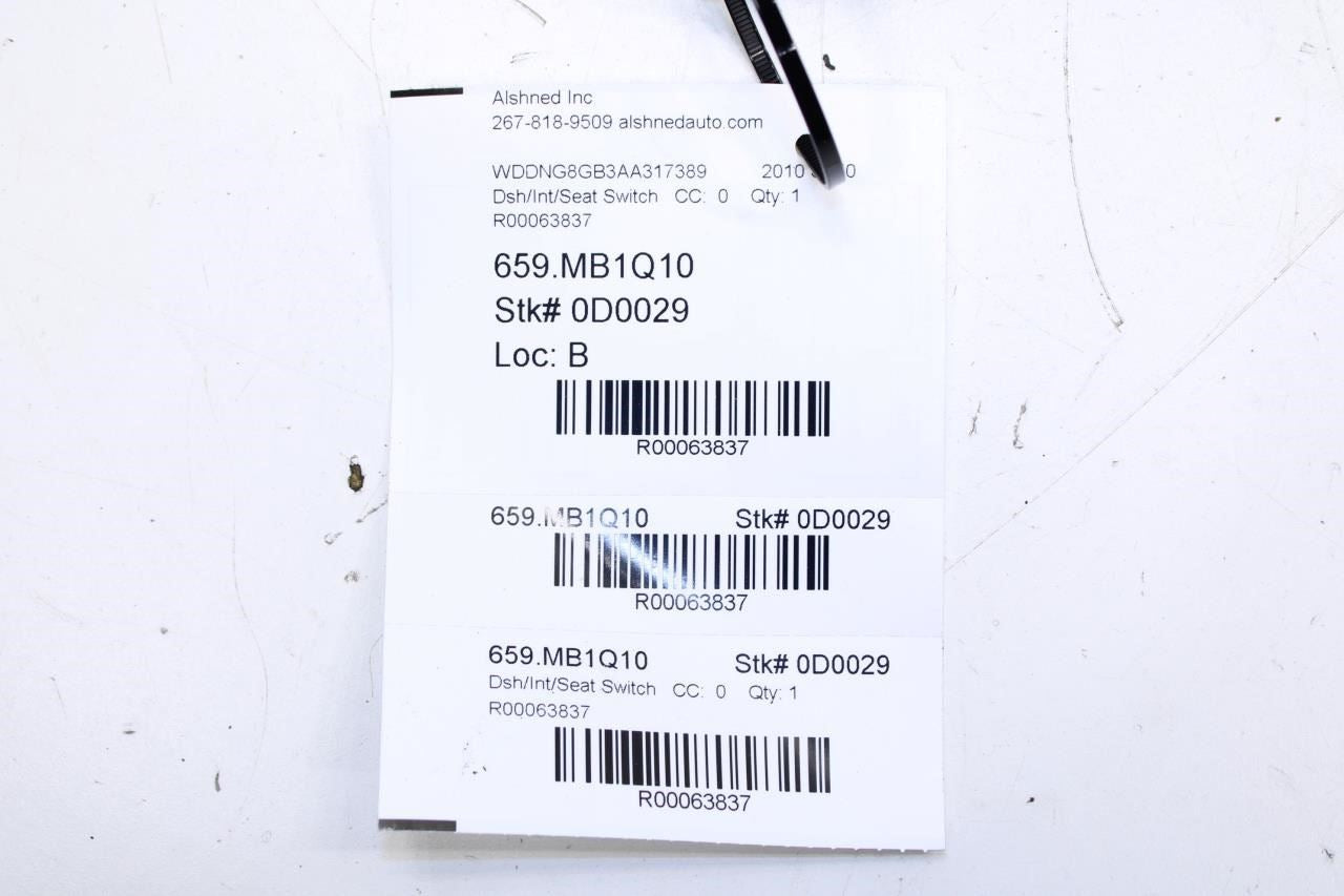 07-13 Mercedes-Benz S550 Front LH Door Seat Memory Control Switch 221-870-92-58 - Alshned Auto Parts