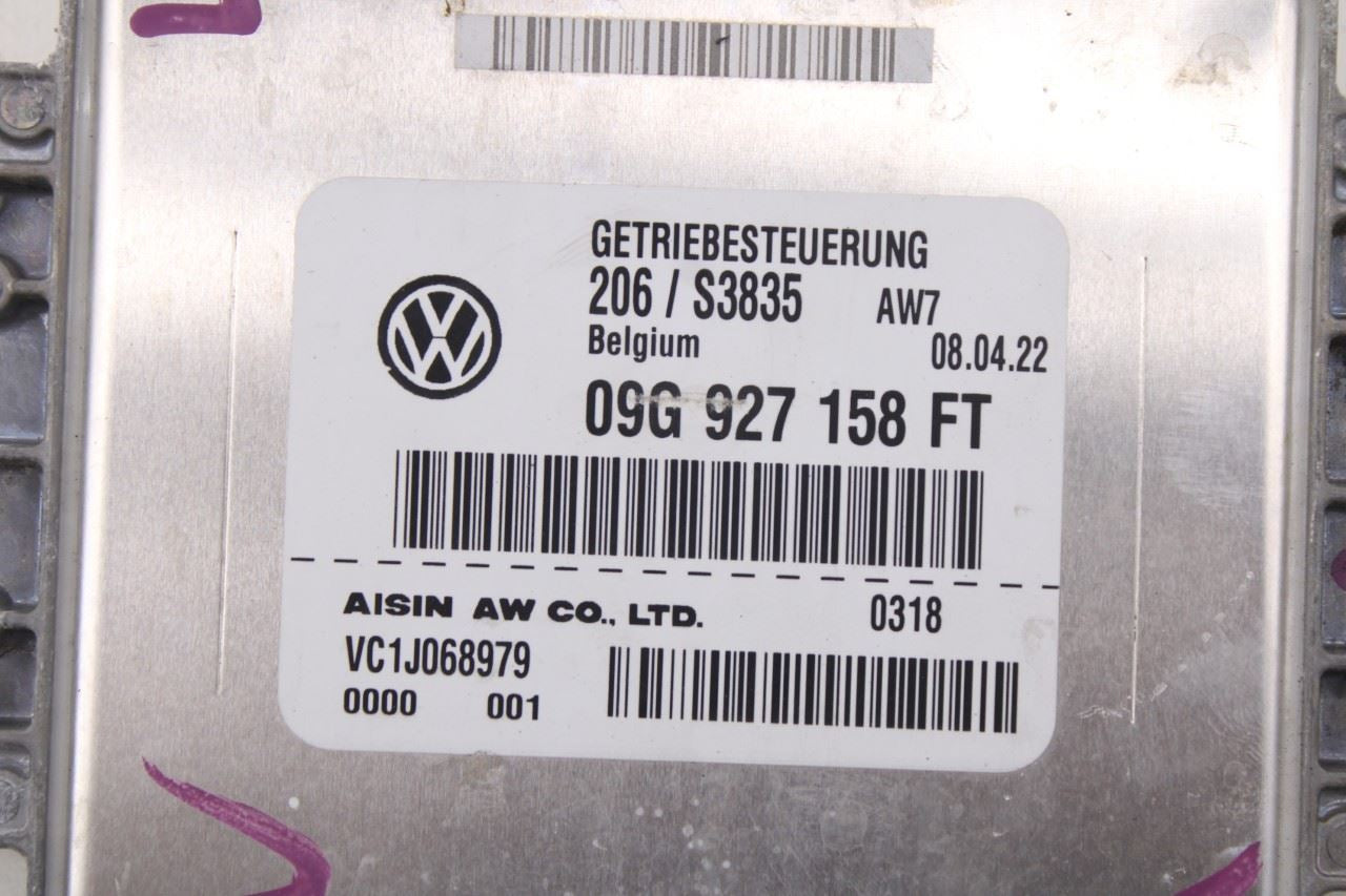 18-22 Volkswagen Atlas SE 3.6L Automatic Transmission Control Module 09G927158FT - Alshned Auto Parts