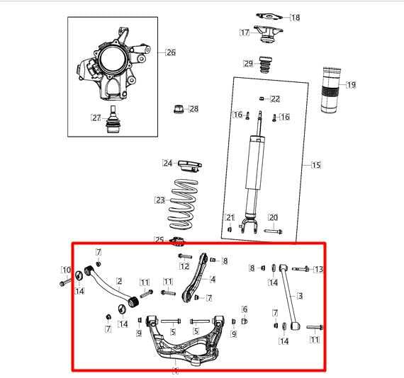 11-21 Jeep Grand Cherokee Rear RH Suspension Control Arm Set of 4 52124840AB OEM - Alshned Auto Parts