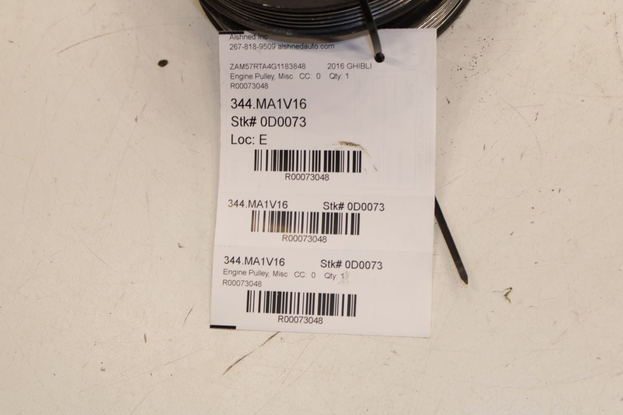 2014-21 Maserati Ghibli S Q4 3.0L AWD Engine Crankshaft Pulley Harmonic Balancer - Alshned Auto Parts