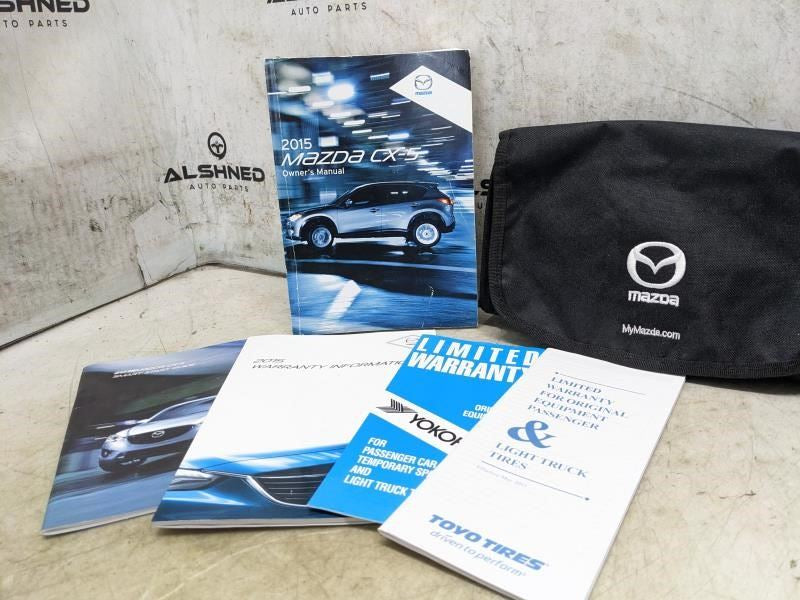 2015 Mazda CX-5 Owners Manual Set with Case 8DR2-EA-14A OEM - Alshned Auto Parts