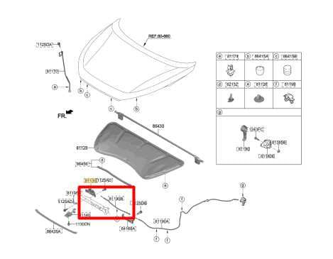 2015-21 Hyundai Tucson Value Front Hood Lock Latch Actuator w/ Cable 81130-D3100 - Alshned Auto Parts