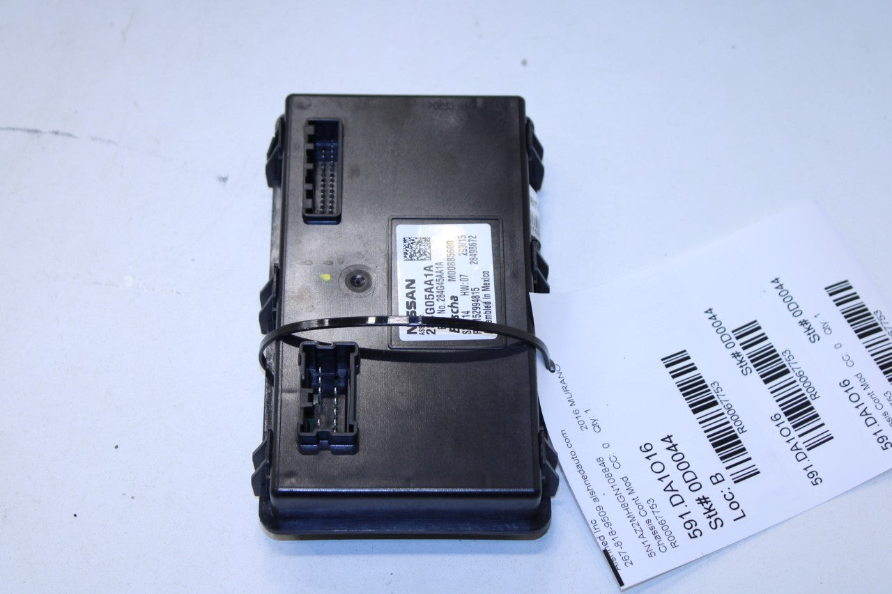 2015-2018 Nissan Murano Platinum Liftgate Back Door Control Module 284G0-5AA1A - Alshned Auto Parts