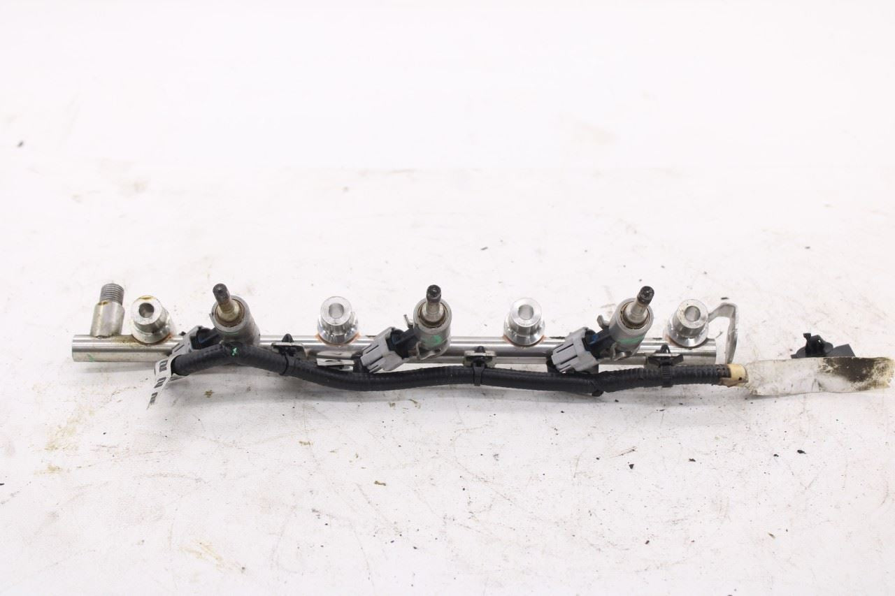 2017-20 Infiniti QX60 3.5L 6 cyl Left Side Fuel Rail with Injectors 17521-6KA0B3