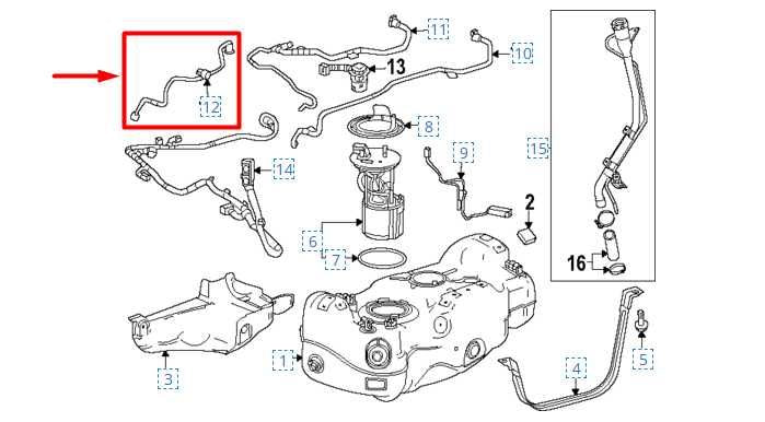 24-25 Chevrolet Trax Fuel System Feed Hose Line Tube Pipe w/ Sensor 42827859 OEM - Alshned Auto Parts