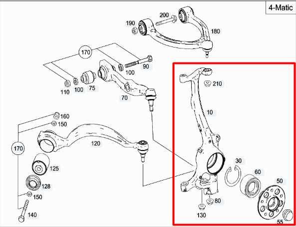 07-13 Mercedes-Benz S550 AWD 4Matic Front Left Spindle Knuckle Hub 221-332-47-01 - Alshned Auto Parts