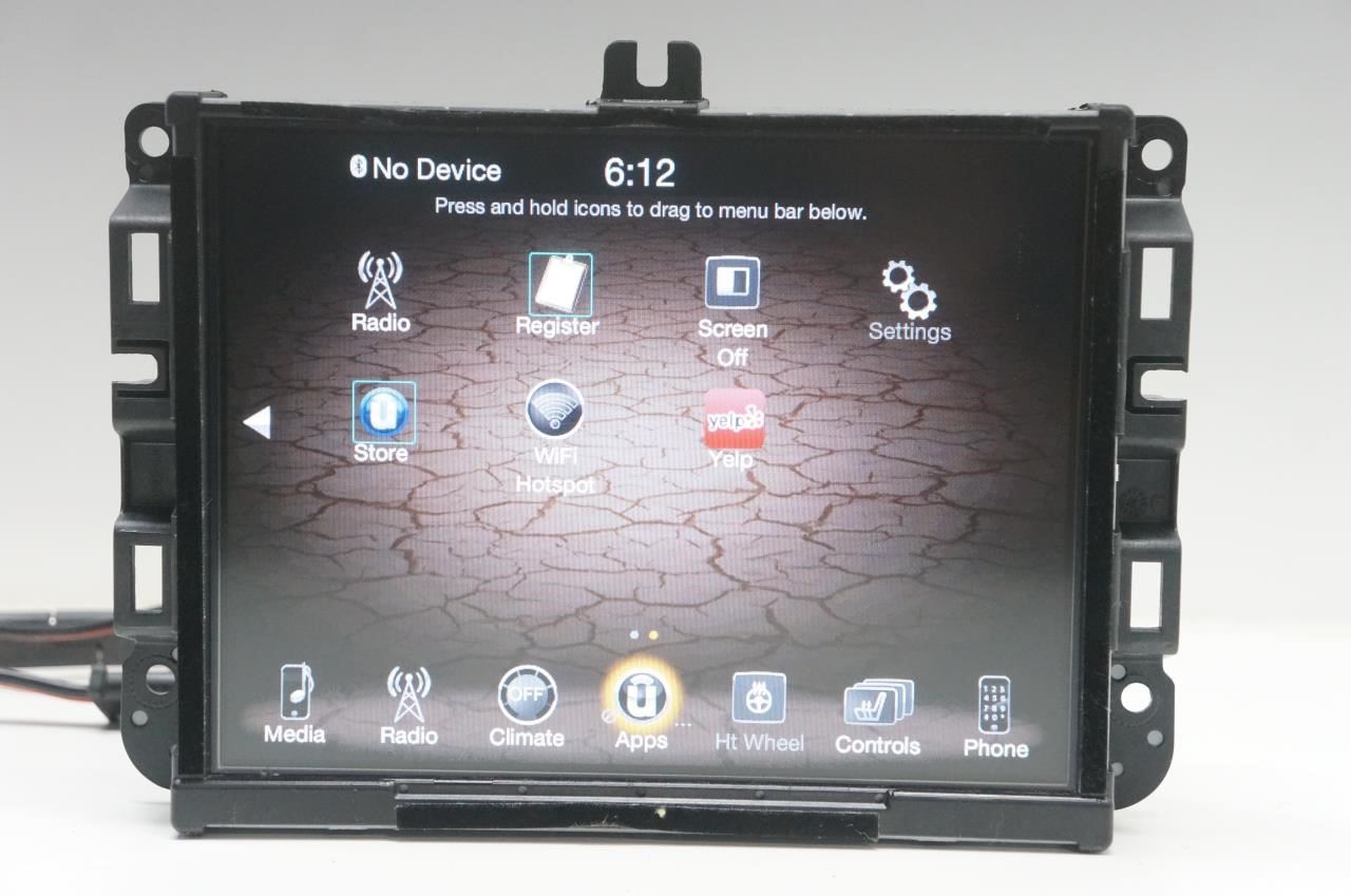2016 Jeep Cherokee Audio Radio Media Receiver Uconnect w/ 8.4 Display 68249986AH - Alshned Auto Parts