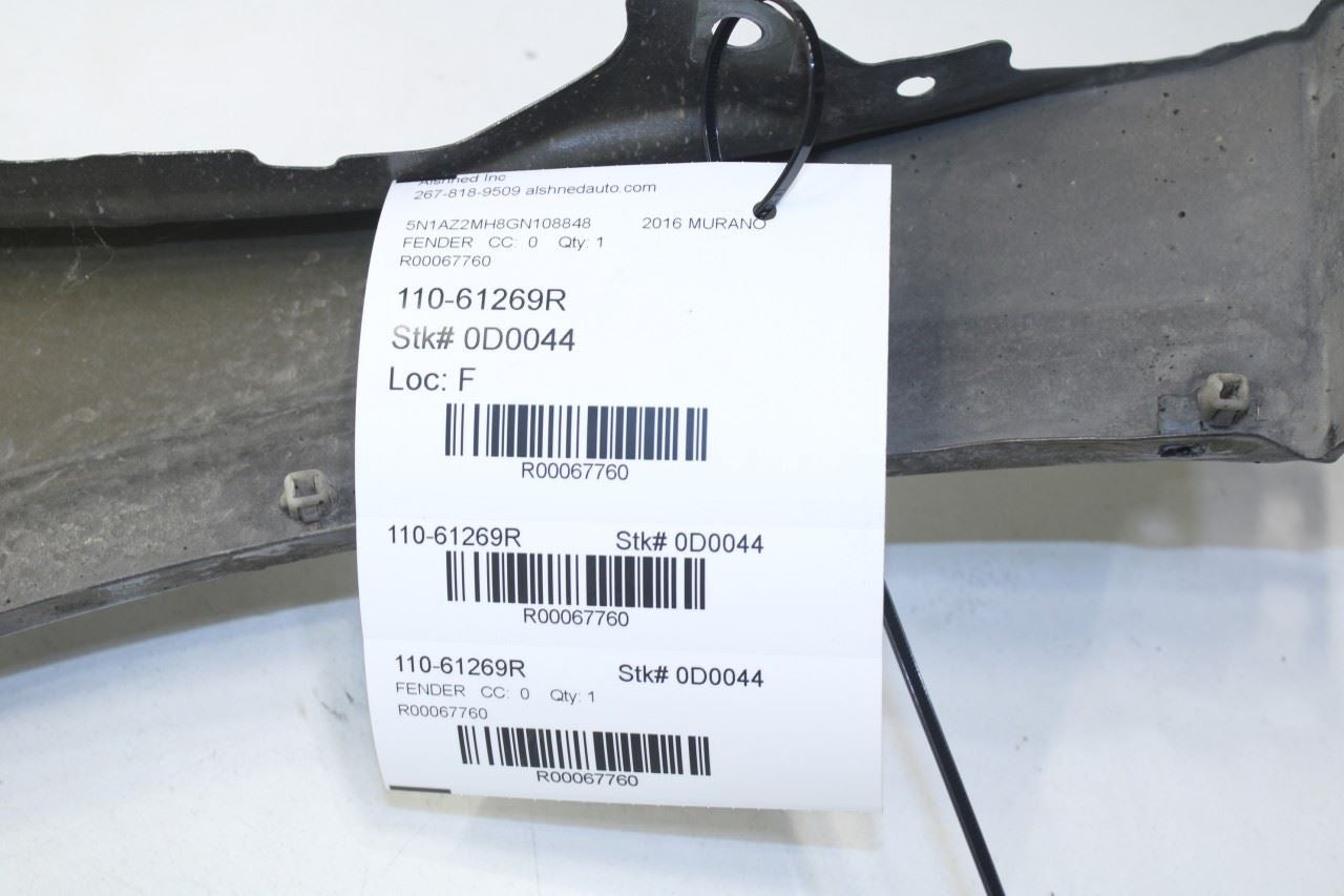 2015-2024 Nissan Murano Platinum Front Right Passenger Fender Panel 63100-5AA0A - Alshned Auto Parts