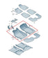 18-23 Volkswagen Atlas SE 3.6L AWD Front Right and Left Side Floor Carpet Liner - Alshned Auto Parts