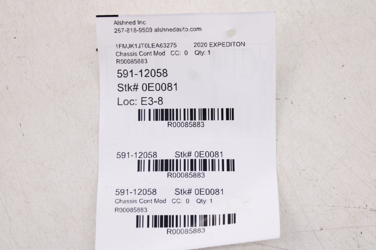 2020-2021 Ford Expedition Max XLT Fuse Box Body Computer Control Module BCM BCU23