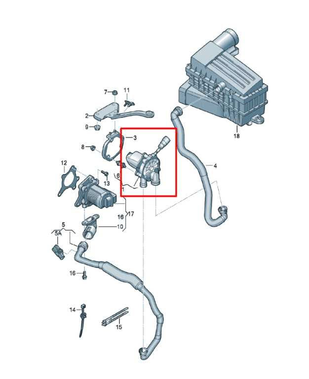 2014-17 Volkswagen Passat SE 1.8L Secondary Air Injection Pump 04E-959-231-C OEM - Alshned Auto Parts