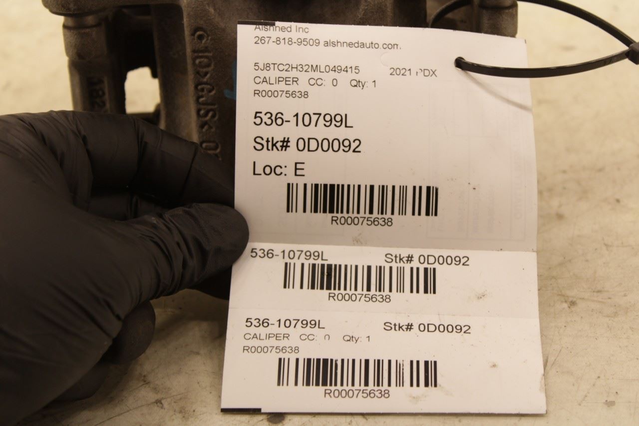2019-2021 Acura RDX SH-AWD Rear Left Side Disc Brake Caliper 43230-TJB-A042-M1 - Alshned Auto Parts