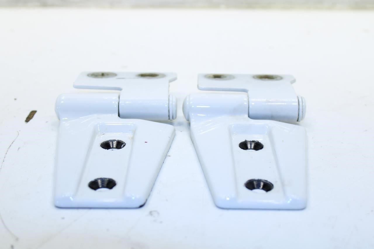 2010-2015 Jeep Wrangler Front RH and LH Hood Hinge Set w/ Bolts 55395396AE OEM - Alshned Auto Parts