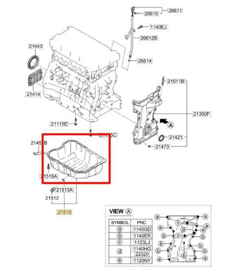 2009-2013 Hyundai Tucson 2.4L Engine Oil Pan 21510-25053 OEM - Alshned Auto Parts