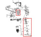 2019-24 Ram 1500 Front Right Passenger Side Shock Strut Absorber 68277312AC OEM - Alshned Auto Parts