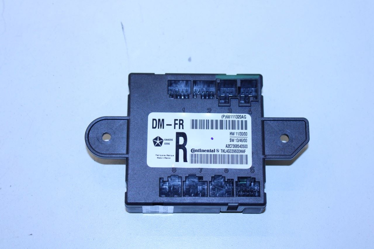 14-20 Jeep Cherokee 75th Anniversary Front Right Door Control Module 68111320AG - Alshned Auto Parts