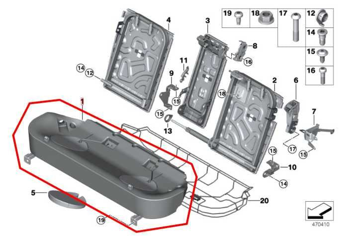 2014-18 BMW X5 xDrive35i Rear 2nd Row Seat Lower Bottom Cushion Base Frame Foam - Alshned Auto Parts