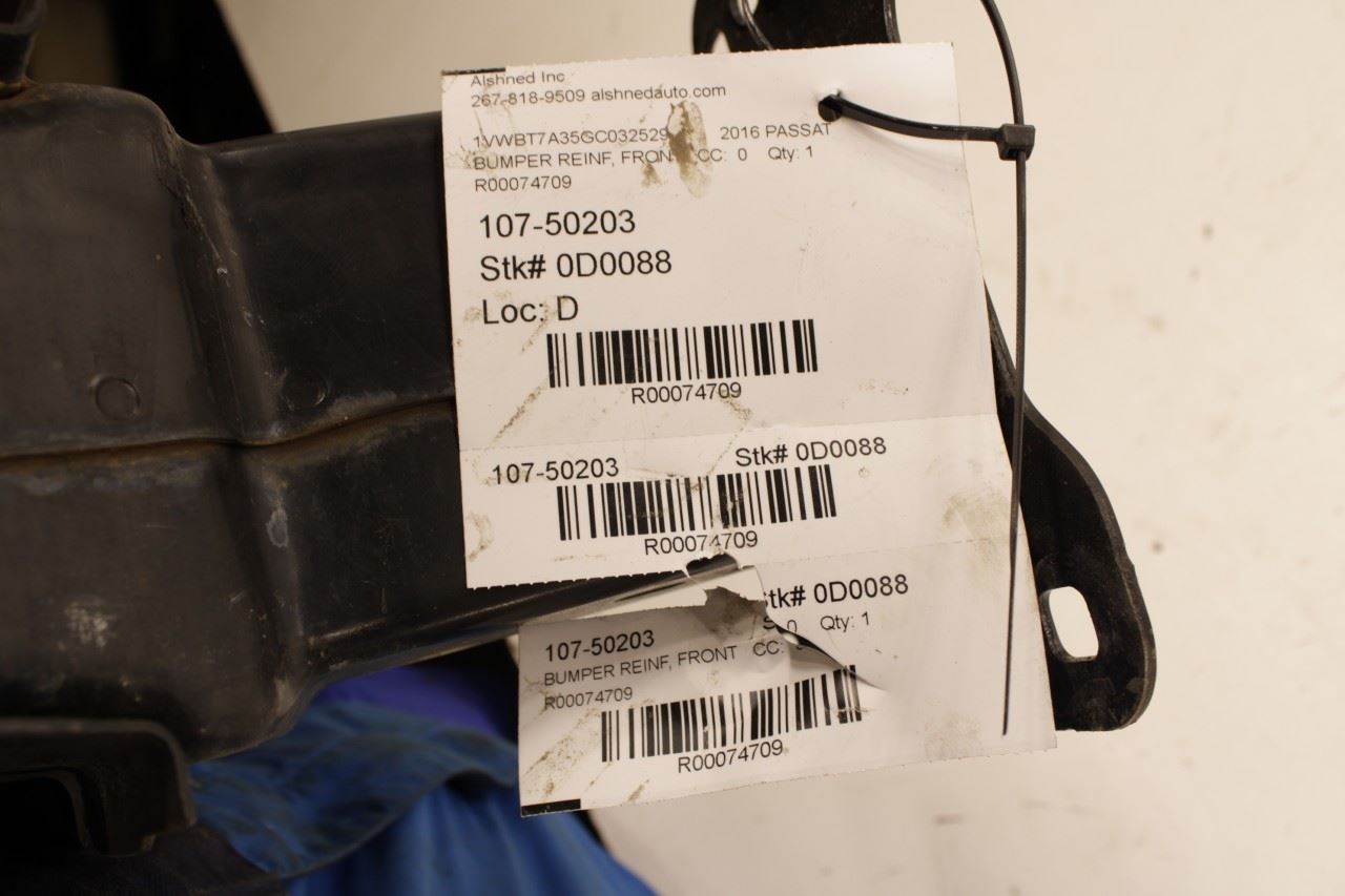 2016-19 Volkswagen Passat SE Front Bumper Reinforcement Impact Bar 561-807-109-B - Alshned Auto Parts