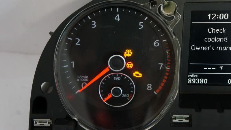 10-11 Volkswagen CC Sport 2.0L Speedometer Gauge Instrument Cluster 89K Mileage - Alshned Auto Parts