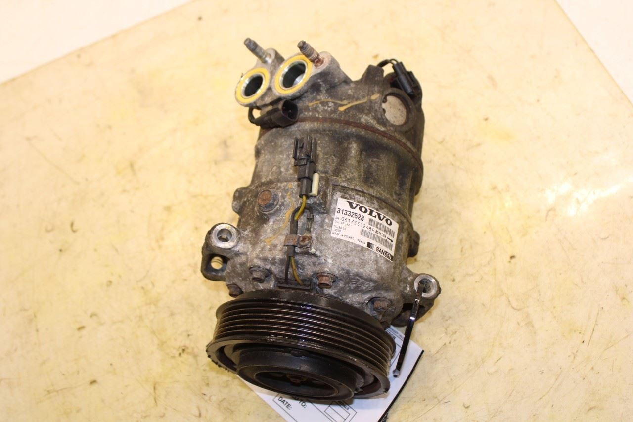 2015-2018 Volvo S60 T5 Premier 2.0L AC Air Conditioner Compressor 31332528 OEM - Alshned Auto Parts