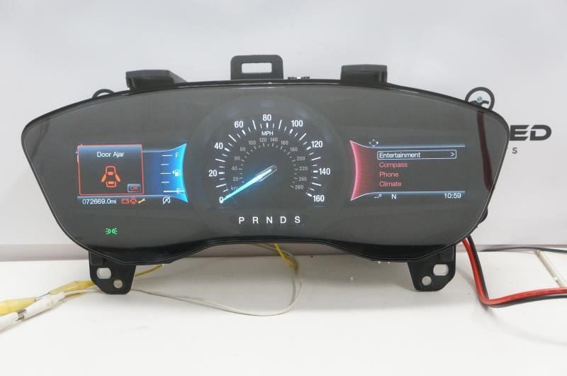15-16 Ford Fusion Speedometer Gauge Instrument Cluster 72K Mileage FS7T-10849-JC0