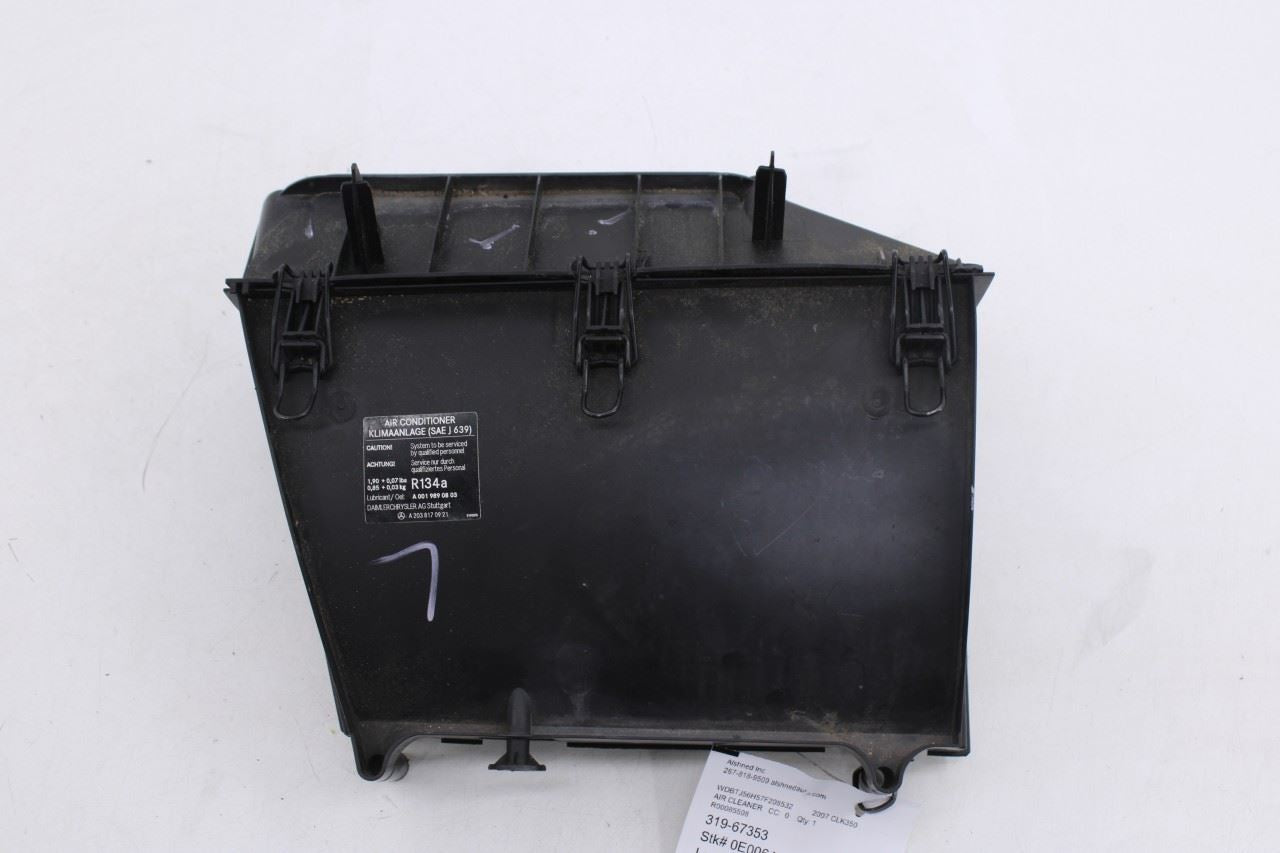2006-09 Mercedes-Benz CLK 350 3.5L Air Intake Cleaner Filter Housing w/ Air Duct8
