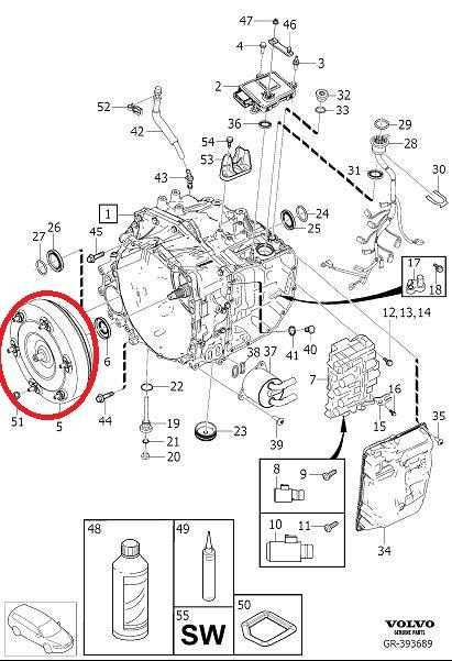 15-16 Volvo S60 T5 Premier 2.0L Automatic Transmission Torque Converter 31437007 - Alshned Auto Parts