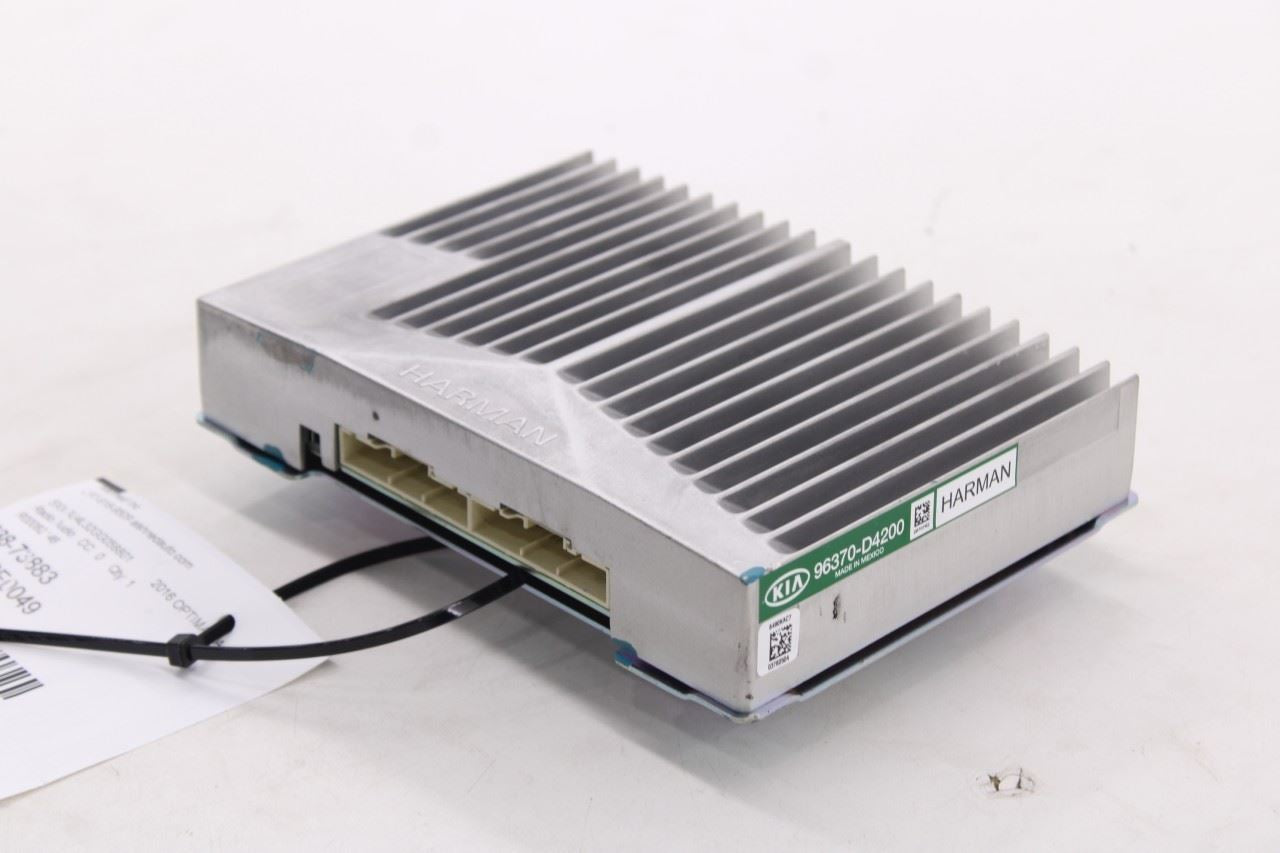 2016-2020 Kia Optima EX Harman Audio Radio Amplifier Amp 96370-D4200 OEM - Alshned Auto Parts