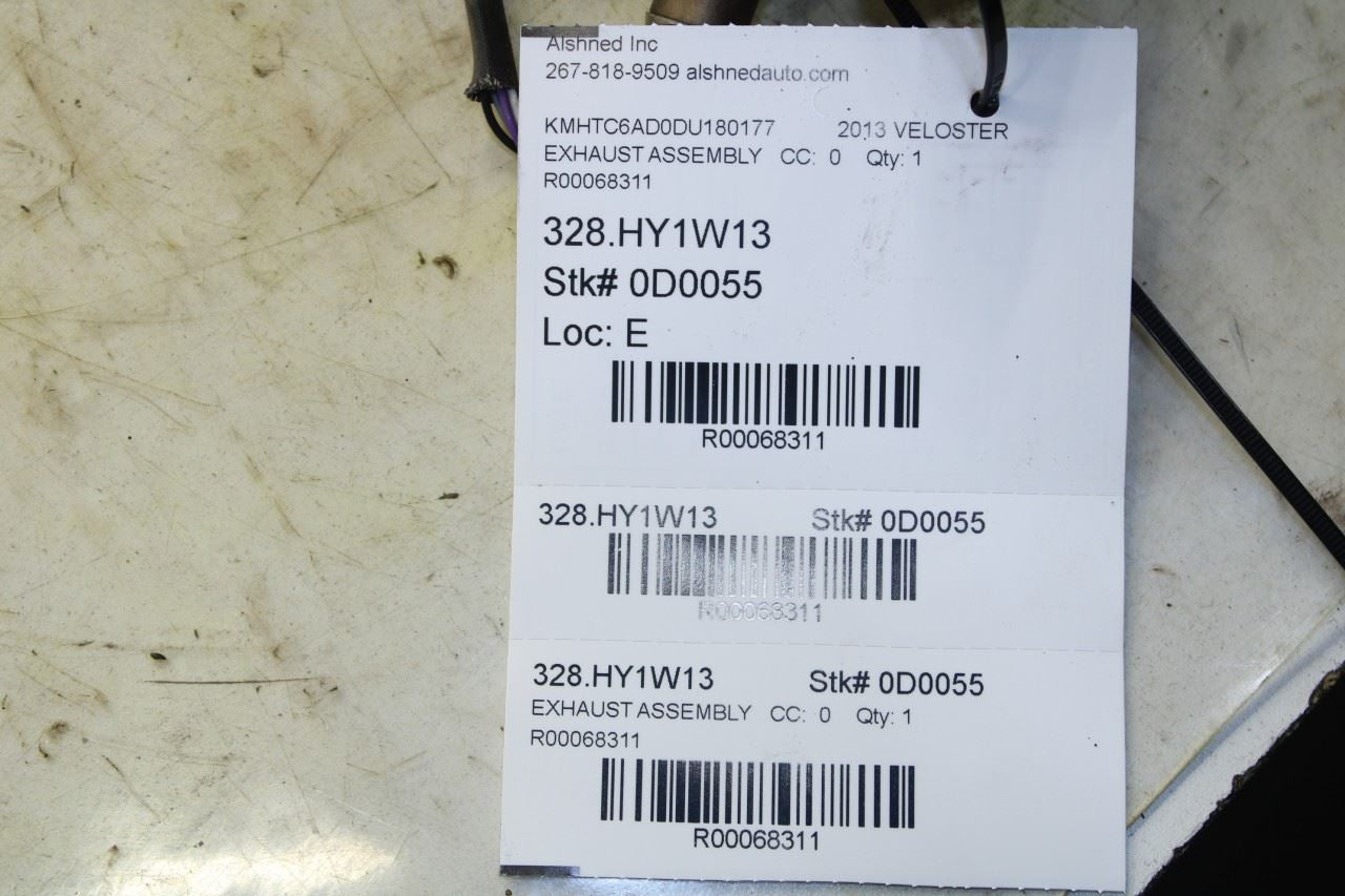 2011-2017 Hyundai Veloster Base 1.6L FWD Front Exhaust System Pipe 28610-2V300 - Alshned Auto Parts