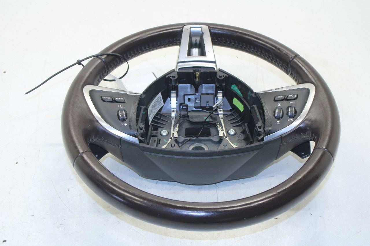 2011-2015 Jaguar XF Portfolio 5.0L RWD Steering Wheel Leather w/ Control Buttons - Alshned Auto Parts