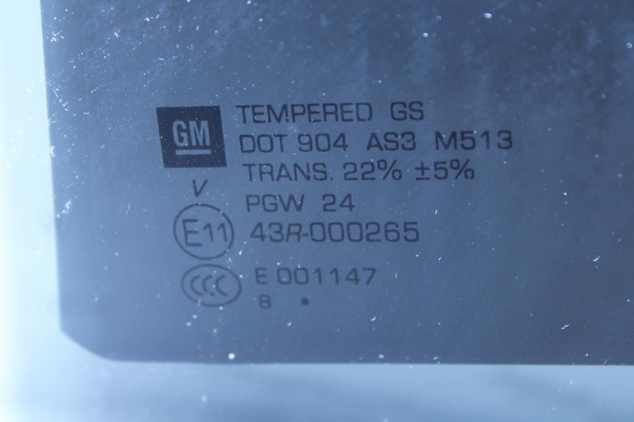 2017-2023 GMC Acadia SLT-1 Rear Left Driver Side Door Window Glass 23100180 OEM - Alshned Auto Parts