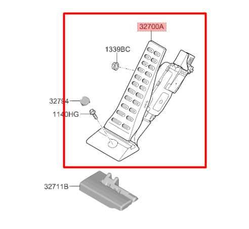 18-23 Kia Stinger GT1 3.3L Accelerator Throttle Gas Pedal Sensor 32700C5130 OEM - Alshned Auto Parts