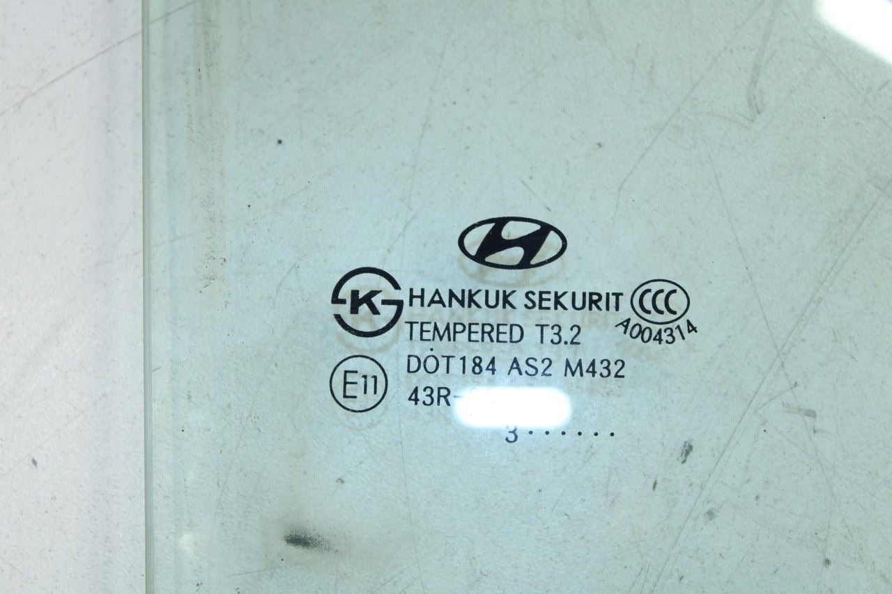 2011-2017 Hyundai Veloster Base Rear Right Door Window Glass 83421-2V000 OEM - Alshned Auto Parts