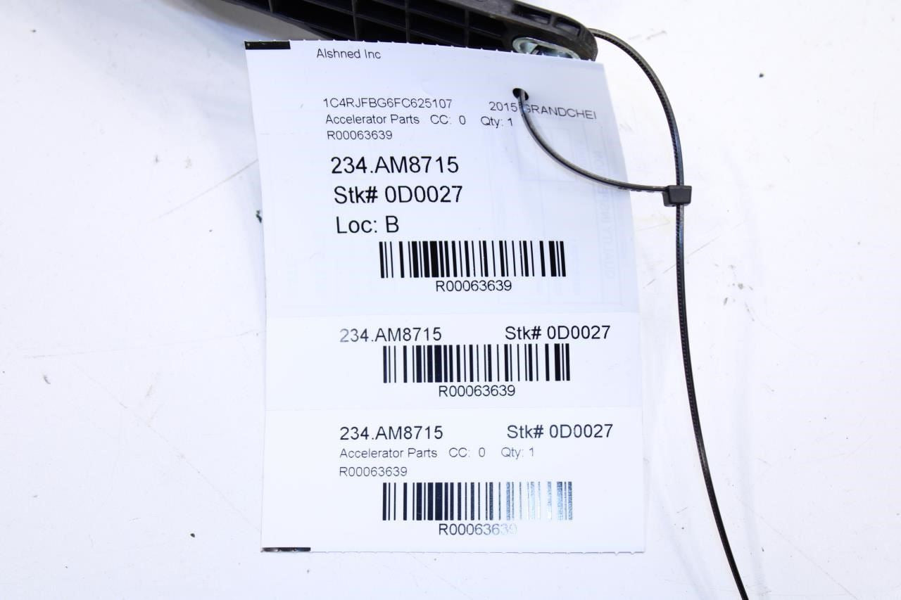 2011-22 Jeep Grand Cherokee Accelerator Throttle Gas Pedal Sensor 52124785AE OEM - Alshned Auto Parts