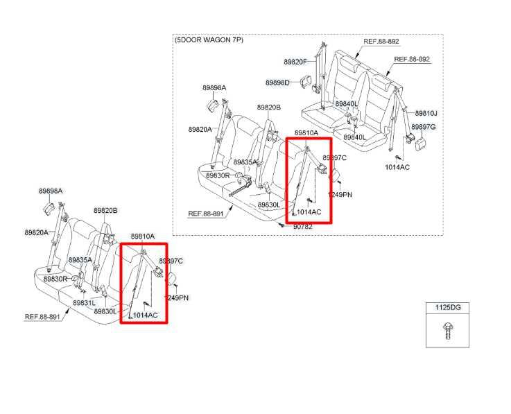 13-15 Kia Sorento EX Rear LH Side 2nd Row Seat Belt Retractor 89810-1U710VA OEM - Alshned Auto Parts