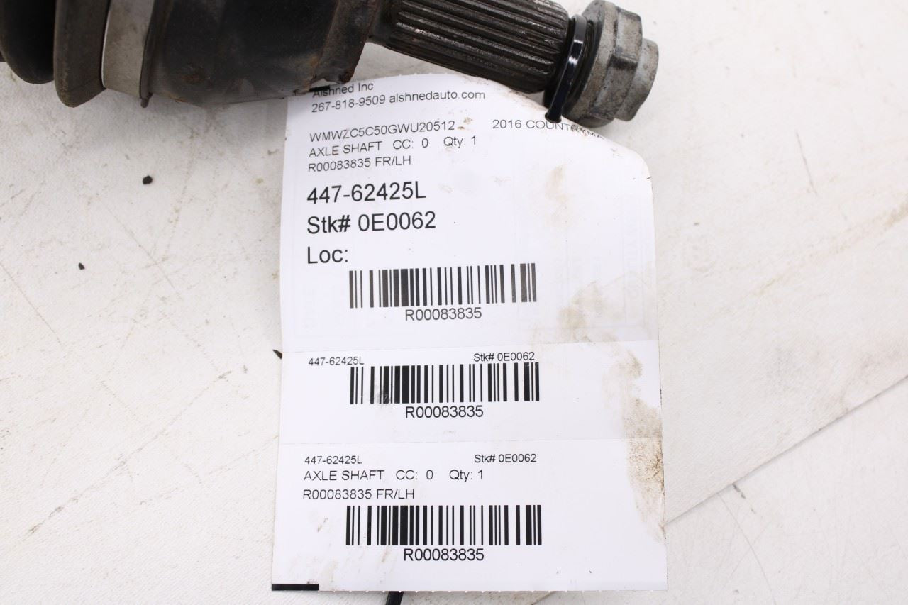2011-16 Mini Countryman Cooper S AWD Front Left CV Axle Drive Half Shaft *ReaD*8
