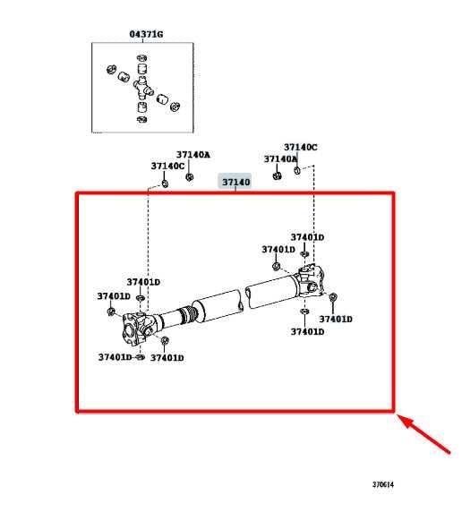 2010-18 Toyota Tundra SR5 5.7L Front Axle Drive Propeller Shaft 37140-0C071 OEM - Alshned Auto Parts