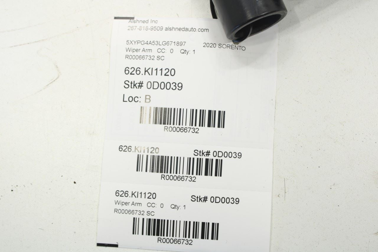 2016-2020 KIA Sorento LX Front Right Side Windshield Wiper Arm 98321-C5000 OEM - Alshned Auto Parts