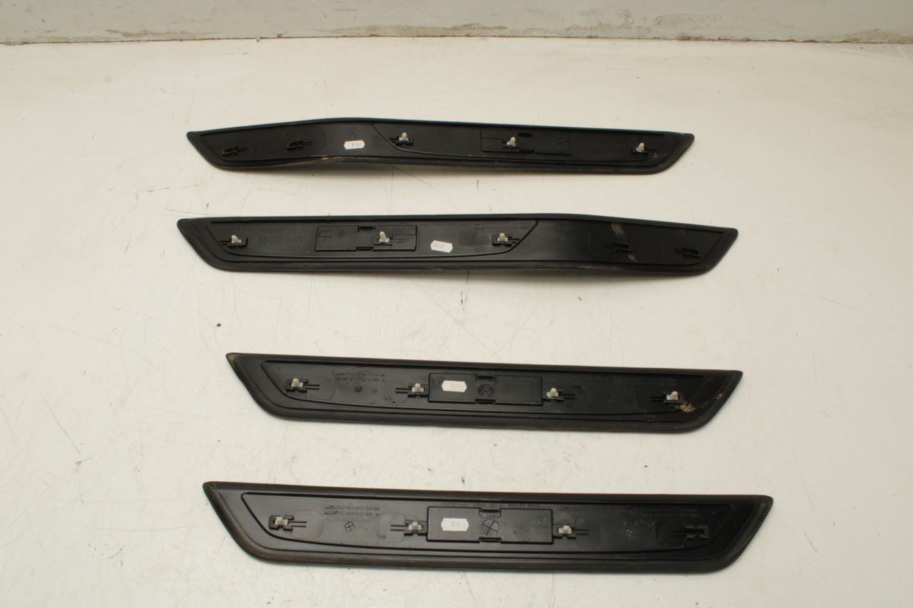 2010-15 BMW 750Li xDrive FR and RR Right and Left Door Sill Scuff Plate Set of 4 - Alshned Auto Parts