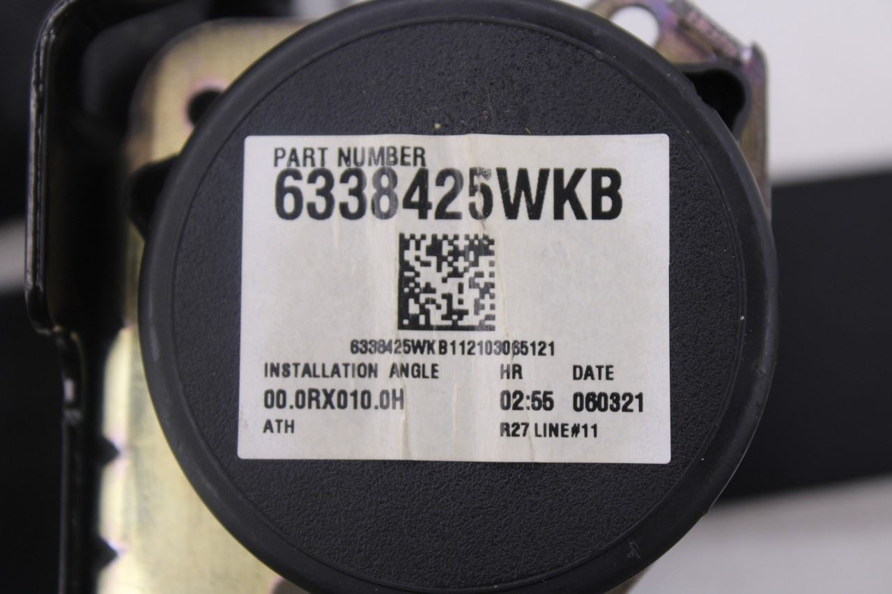 16-22 Kia Sportage Nightfall 2.4L Rear Driver Left Side 2nd Seat Belt Retractor8