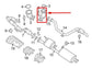 2017-2018 Nissan Pathfinder 3.5L Rear Right Exhaust Pipe 208A2-9PF0A OEM *ReaD* - Alshned Auto Parts
