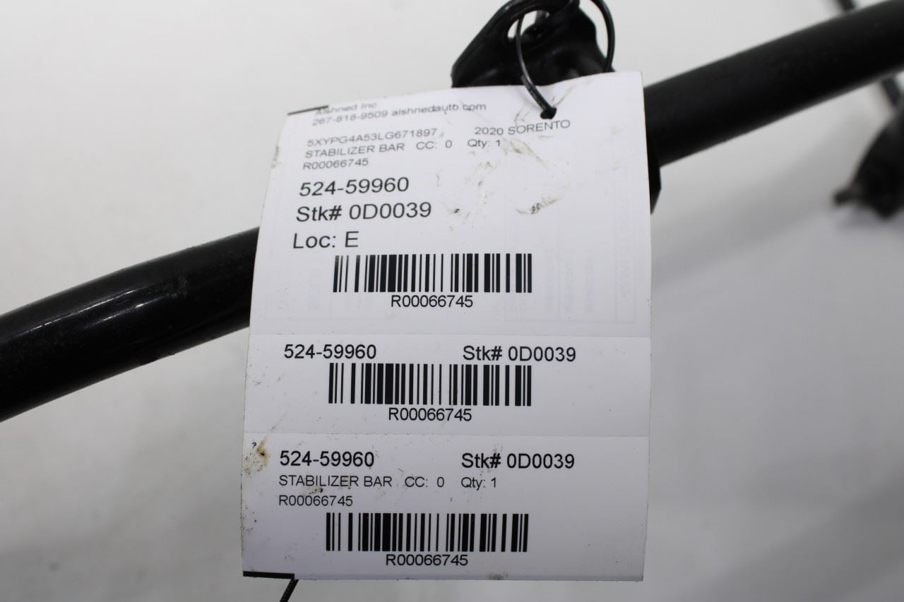 15-20 Kia Sorento LX FWD Front Stabilizer Sway Anti-Roll Bar w/ Link 54810C5200 - Alshned Auto Parts